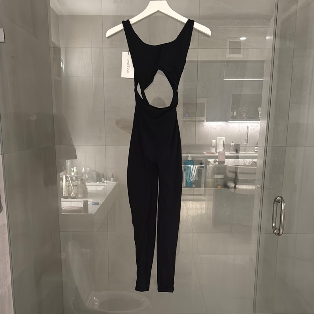 Black Cutout Sleeveless Jumpsuit - Contemporary Women's Romper